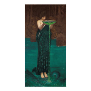 Circe Invidiosa by Waterhouse Pre-Raphaelite Art Card