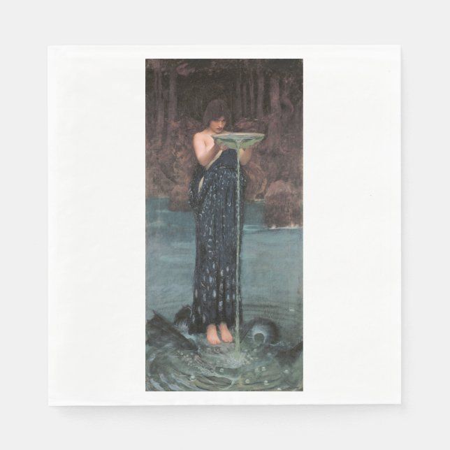 Circe Invidiosa (Classical Greek Mythology) Napkins (Front)