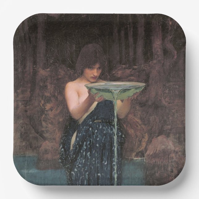 Circe Invidiosa (Classical Greek Mythology) Paper Plates (Front)