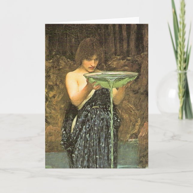 Circe Invidiosa Greeting Card (Front)