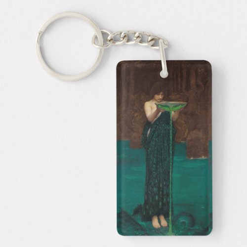 Circe Invidiosa John William Waterhouse Keychain