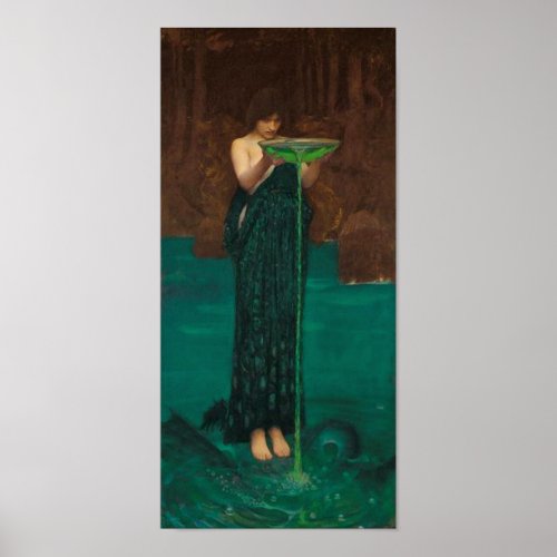 Circe Invidiosa John William Waterhouse Poster