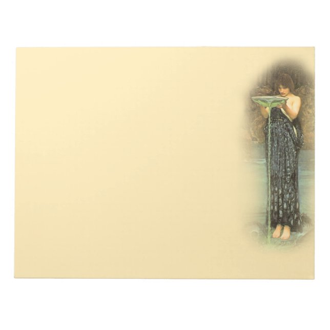 Circe Invidiosa Pre-Raphaelite 11X8.5 inch Notepad (Front)