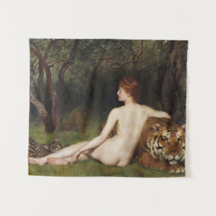 Circe (Magical Seductive Beauty) (by John Collier) Tapestry