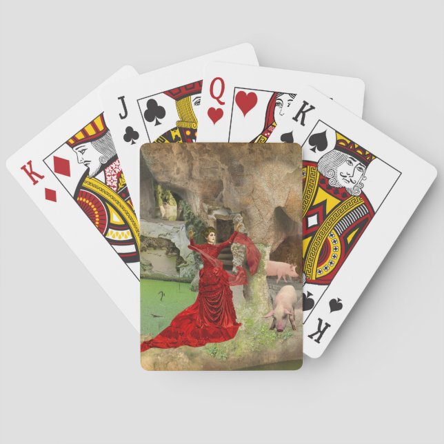 Circe na Quinta da Regaleira Poker Cards (Back)
