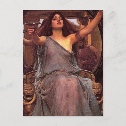 Circe Offering the Cup to Odysseus Postcard