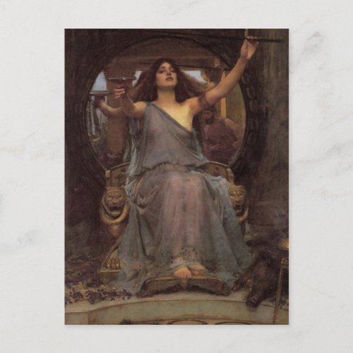 Circe Offering the Cup to Odysseus Postcard