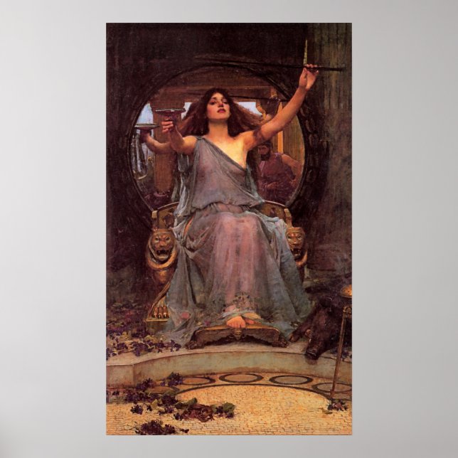 "Circe Offering the Cup to Odysseus"  Poster (Front)