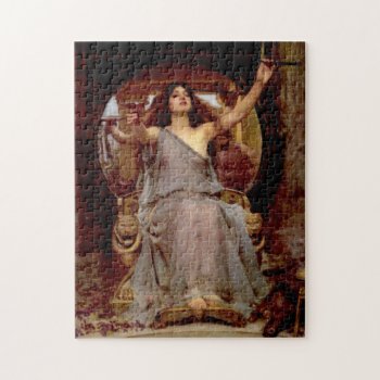 Circe Offering The Cup To Odysseus - Puzzle by LilithDeAnu at Zazzle