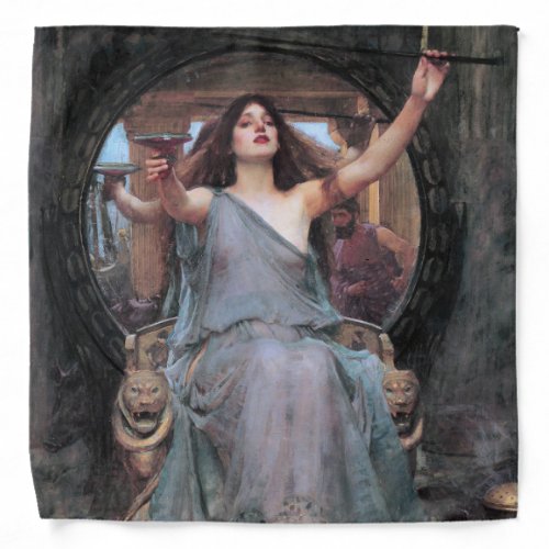 Circe Offering the Cup to Odysseus Waterhouse Bandana