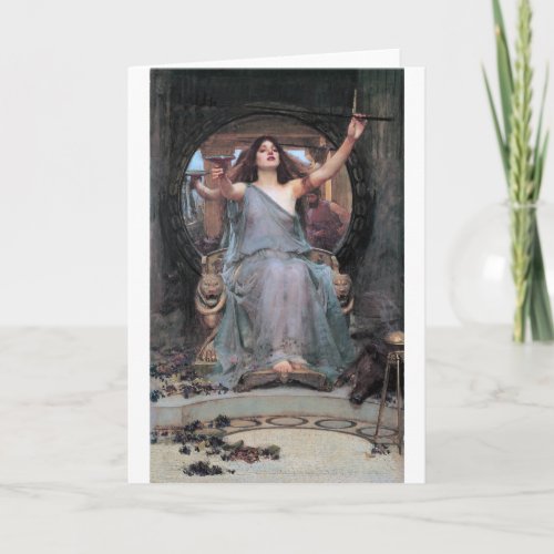 Circe Offering the Cup to Odysseus Waterhouse Card
