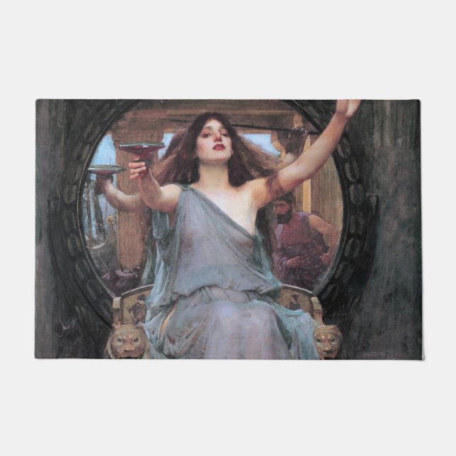 Circe Offering the Cup to Odysseus, Waterhouse Doormat (Front)