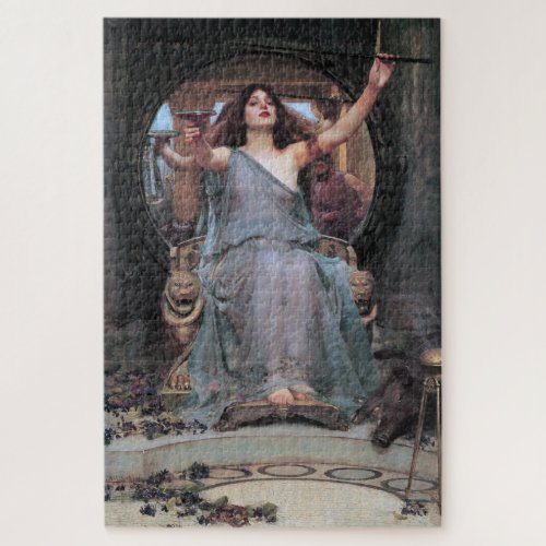 Circe Offering the Cup to Odysseus Waterhouse Jigsaw Puzzle