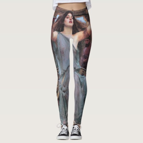 Circe Offering the Cup to Odysseus Waterhouse Leggings