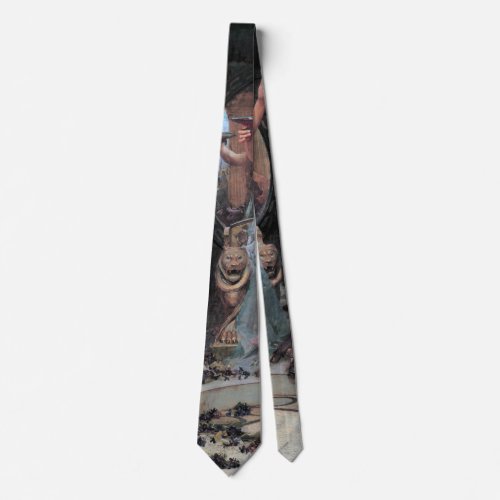 Circe Offering the Cup to Odysseus Waterhouse Neck Tie