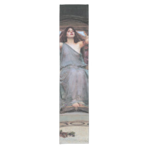 Circe Offering the Cup to Odysseus, Waterhouse Short Table Runner
