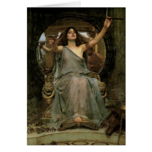 Circe Offering the Cup to Ulysses by JW Waterhouse