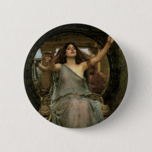 Circe Offering the Cup to Ulysses by JW Waterhouse Button