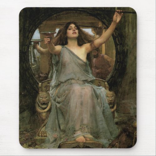 Circe Offering the Cup to Ulysses by JW Waterhouse Mouse Pad