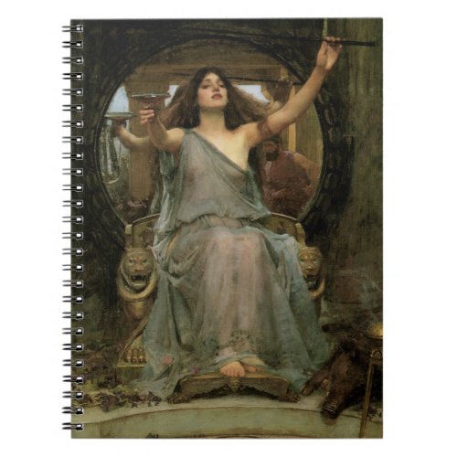 Circe Offering the Cup to Ulysses by JW Waterhouse Notebook