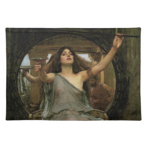 Circe Offering the Cup to Ulysses by JW Waterhouse Placemat