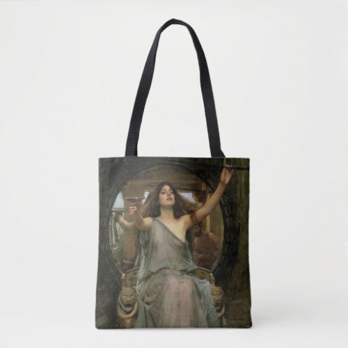 Circe Offering the Cup to Ulysses by JW Waterhouse Tote Bag