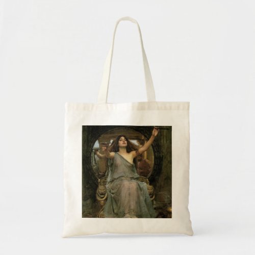 Circe Offering the Cup to Ulysses by JW Waterhouse Tote Bag