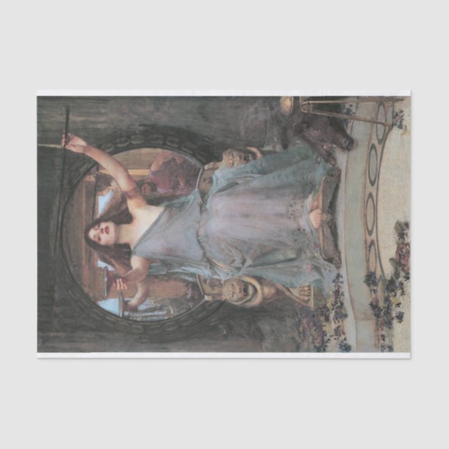 Circe Offering the Cup to Ulysses Decoupage Tissue Paper (Front)