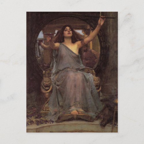 Circe Offering the Cup to Ulysses Postcard