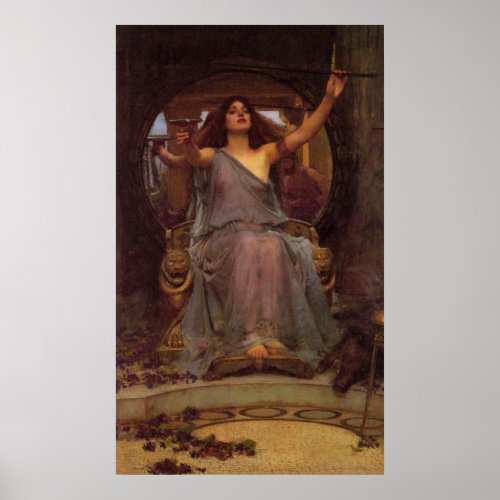 Circe Offering the Cup to Ulysses Poster