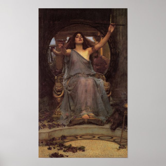 Circe Offering the Cup to Ulysses Poster (Front)