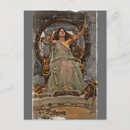 Circe Offers Cup to Ulysses Postcard