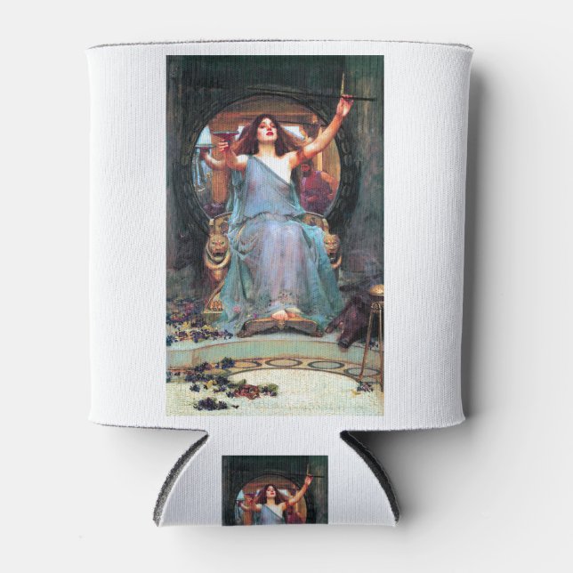 Circe Offers the Cup to Odysseus Can Cooler (Front)