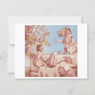 Circe & Pigs Postcard
