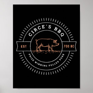 Circe's Bbq Funny Greek Mythology 1 Poster