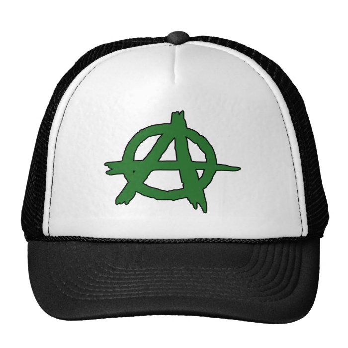 Circle A Anarchy Symbol Anarchist Anarchis Trucker Hats