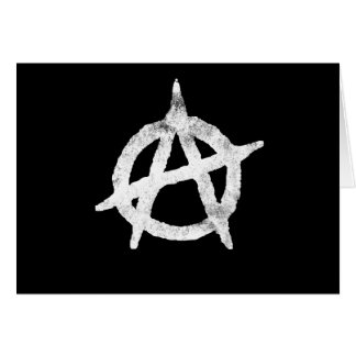 'circle a' anarchy symbol cards