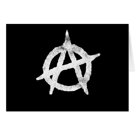 'circle a' anarchy symbol cards (Front Horizontal)