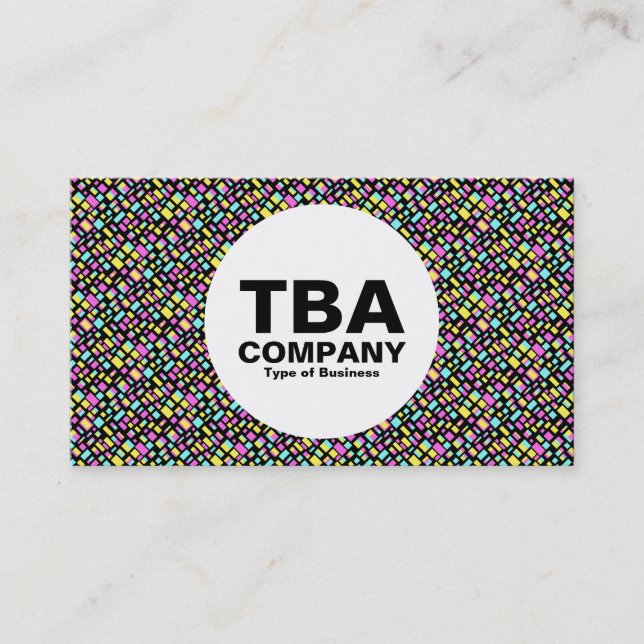 Circle - Abstract Colors Business Card (Front)