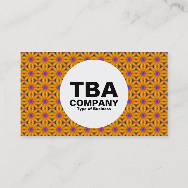 Circle - Abstract Pattern Business Card (Front)