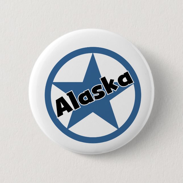 Circle Alaska Button (Front)