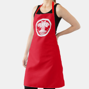 Circle Alternating Cut Bamboo Sasa Kasa Apron