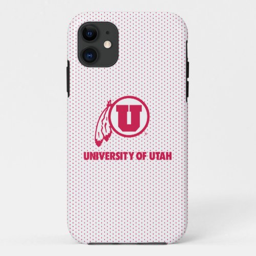 Circle and Feathers University of Utah iPhone 11 Case