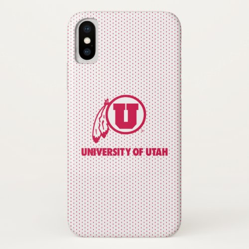 Circle and Feathers University of Utah iPhone X Case