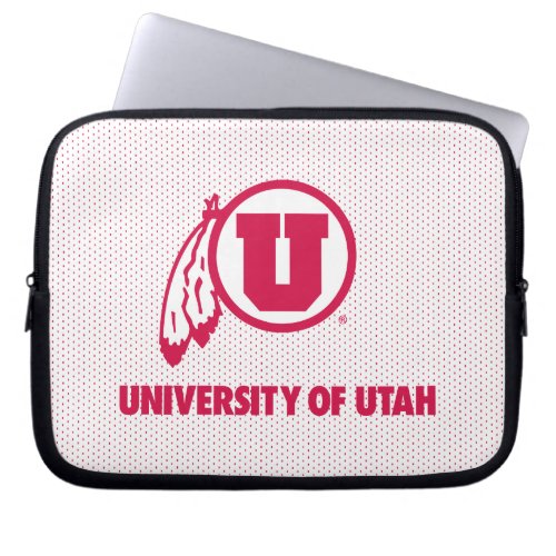 Circle and Feathers University of Utah Laptop Sleeve