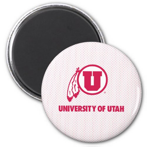 Circle and Feathers University of Utah Magnet