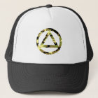 Circle and Triangle Recovery Sobriety Hat | Zazzle.com