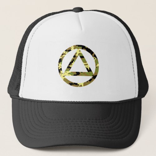 Circle and Triangle Recovery Sobriety Hat