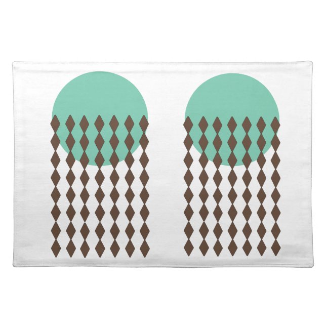 Circle Art Cloth Placemat (Front)