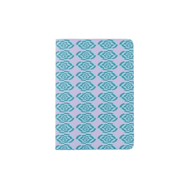 Circle art high tops passport holder (Front)